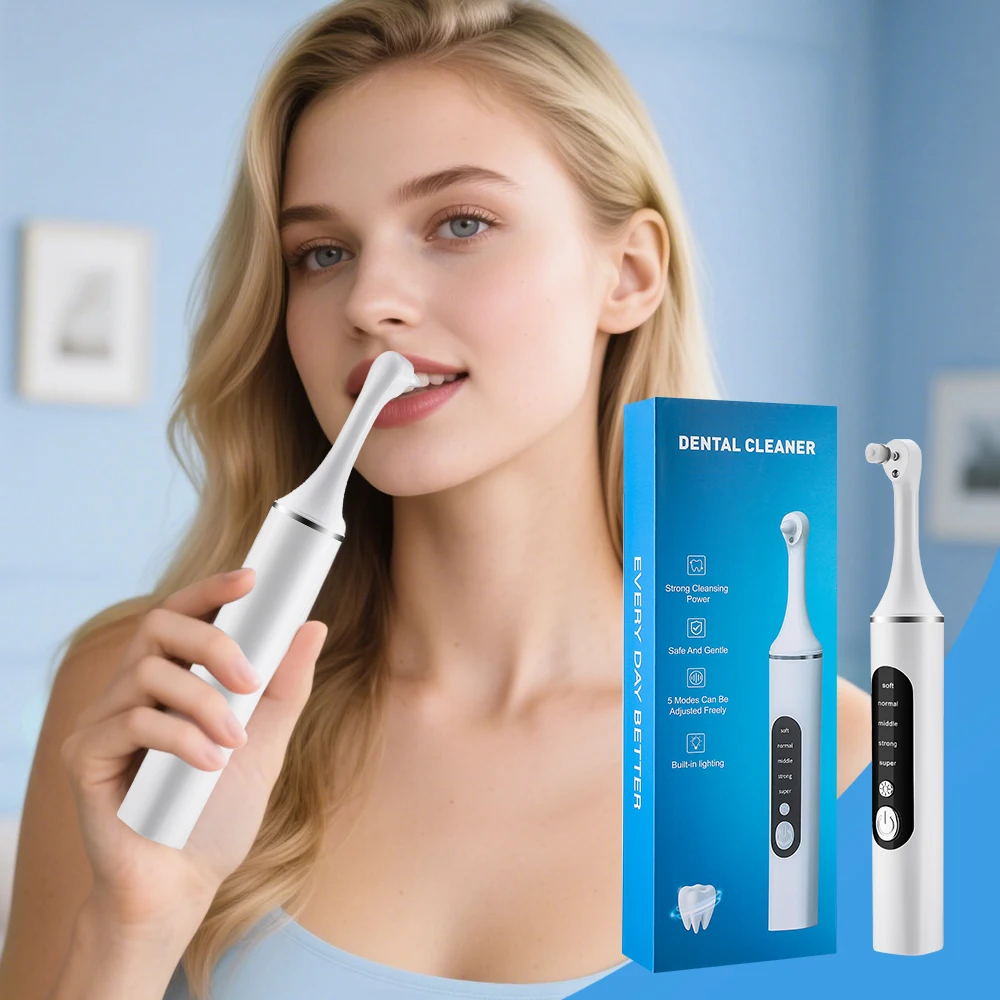 Teeth Whitening Led Kit - Electric Tooth Polisher Teeth Whitening Cleaner