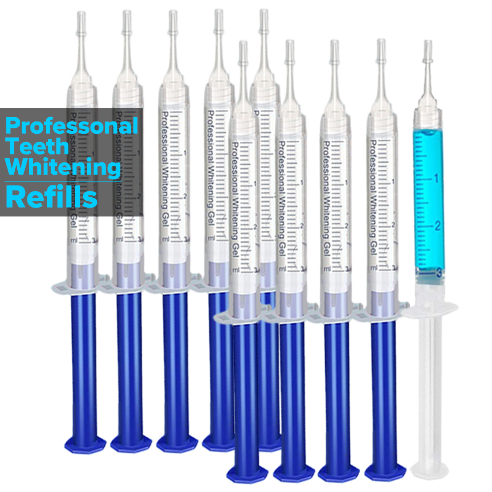 Teeth Whitening Led Kit - Teeth Whitening Gel Refill Syringe Tooth