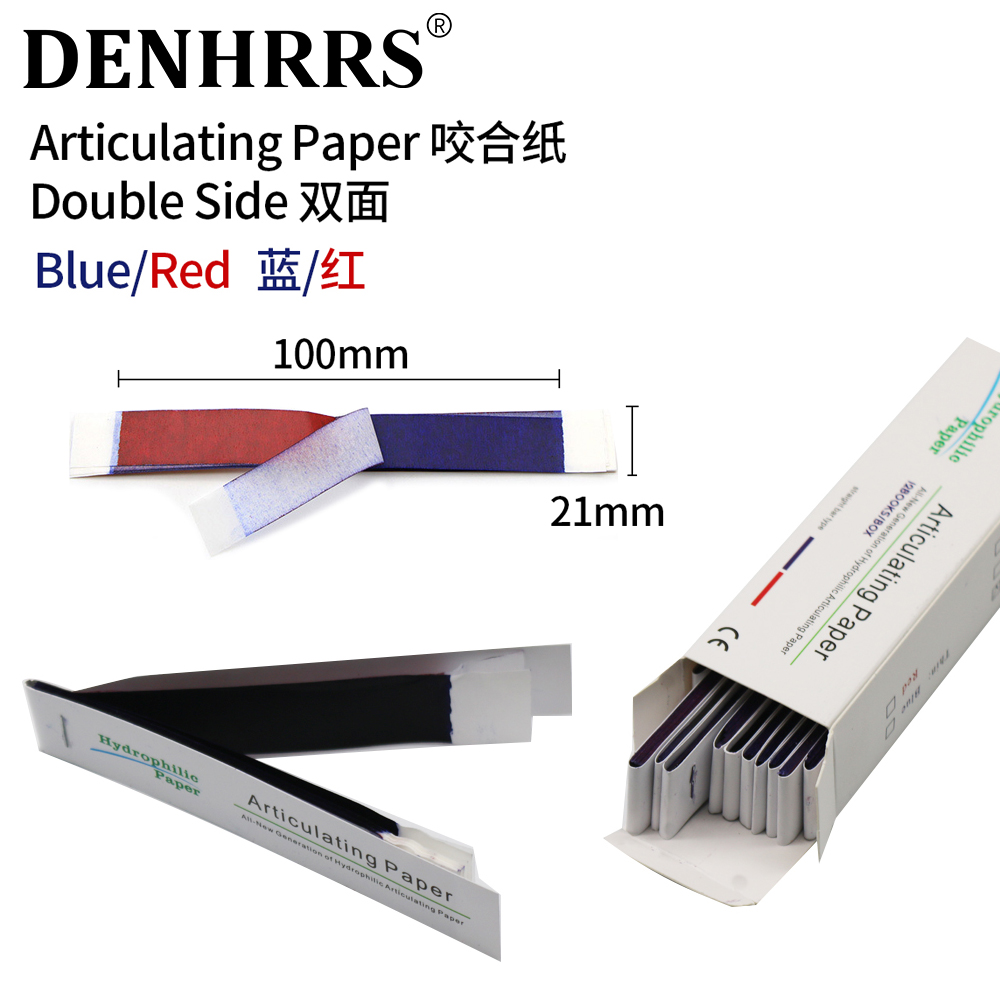Teeth Whitening Strips - Articulating Paper Dentist Lab Products Double-sided