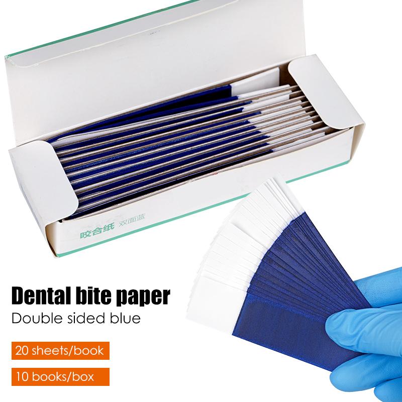 Teeth Whitening Strips - 200Pcs Dental Articulating Paper Double-Sided Bite