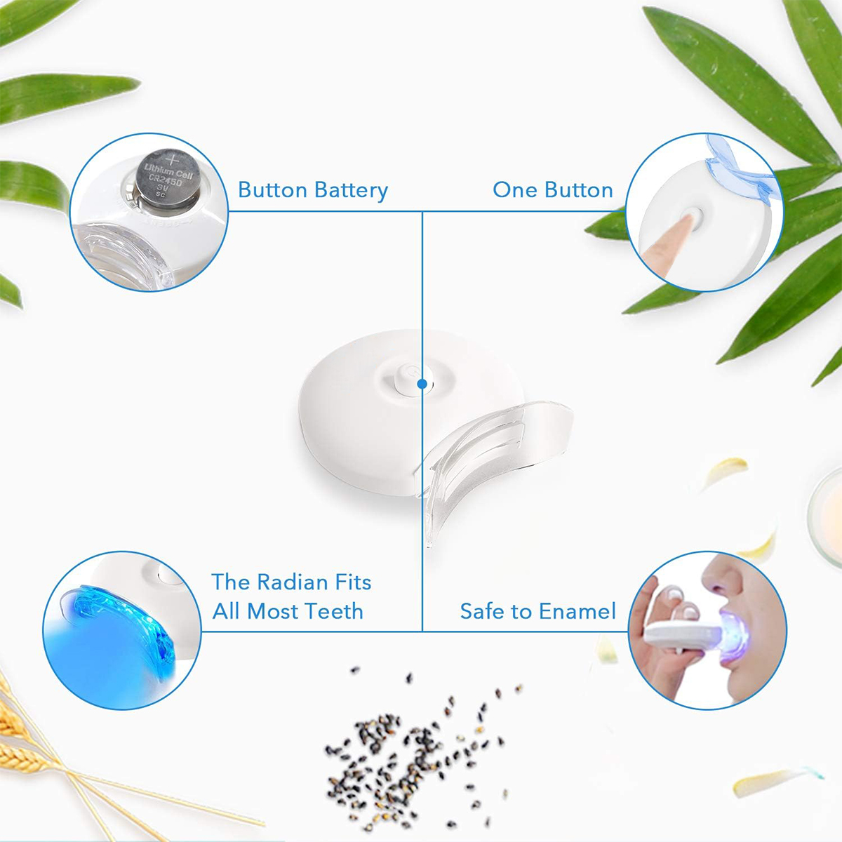 Teeth Whitening Kit - 5X LED L - Teeth Whitening Led Kit recension och pris