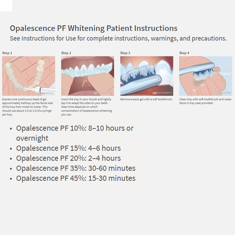 Opalescence Whitening 20% PF 2 - Teeth Whitening Led Kit recension och pris