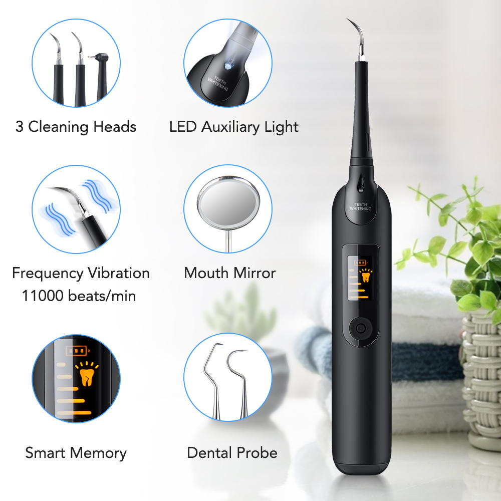 Teeth Tartar Remover Electric  - Teeth Whitening Led Kit recension och pris