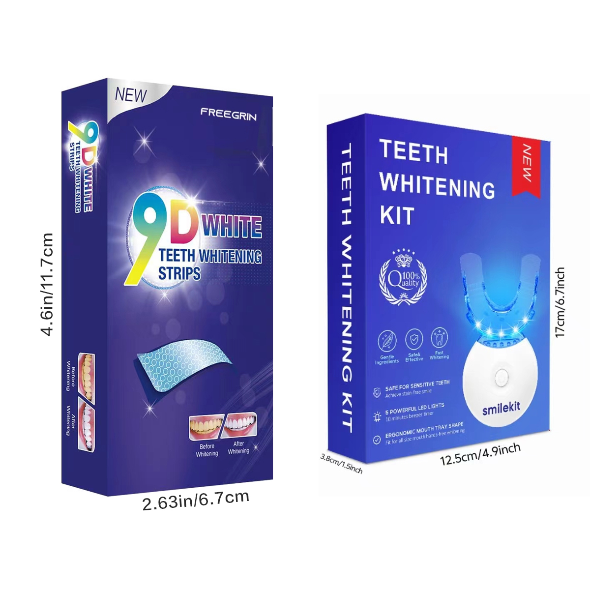 Teeth Whitening Kit - 5X LED L - Teeth Whitening Led Kit recension och pris