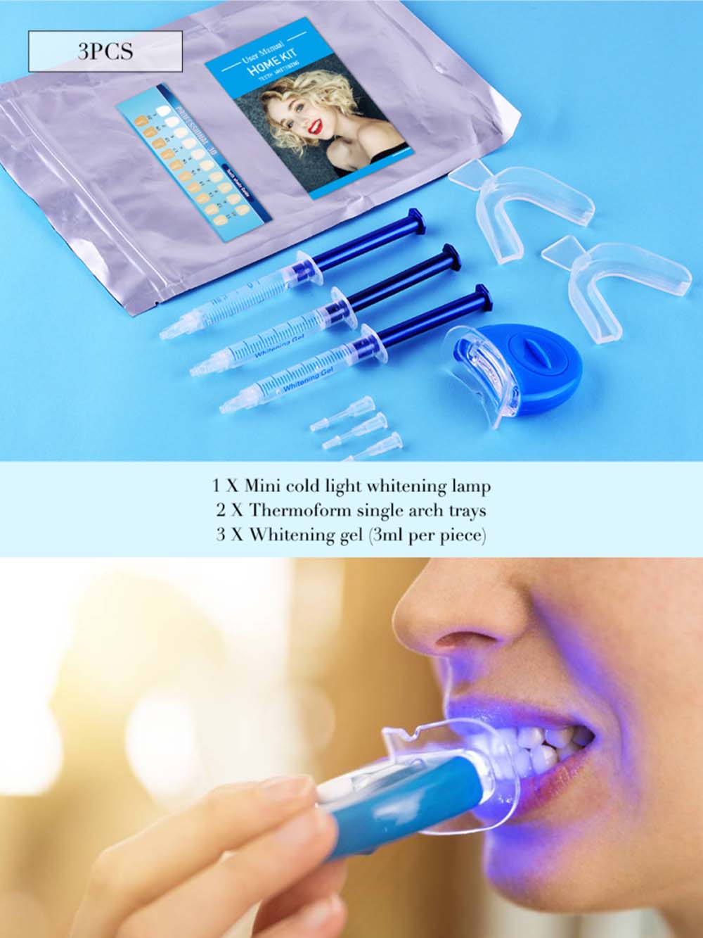 Top Quality Peroxide Teeth Whi - Teeth Whitening Led Kit recension och pris