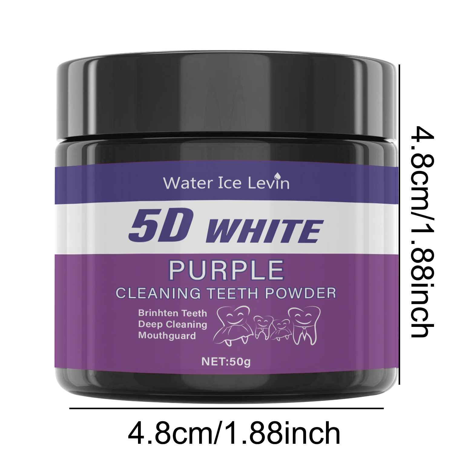 Purple Tooth Cleaning Powder - - Teeth Whitening Powder recension och pris