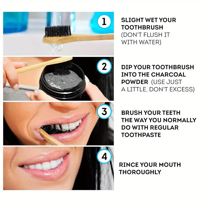Teeth Brightening Whitening Po - Teeth Whitening Powder recension och pris